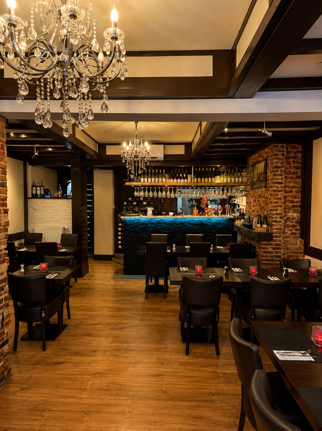 Warme restaurantzaal van Salt & Pepper